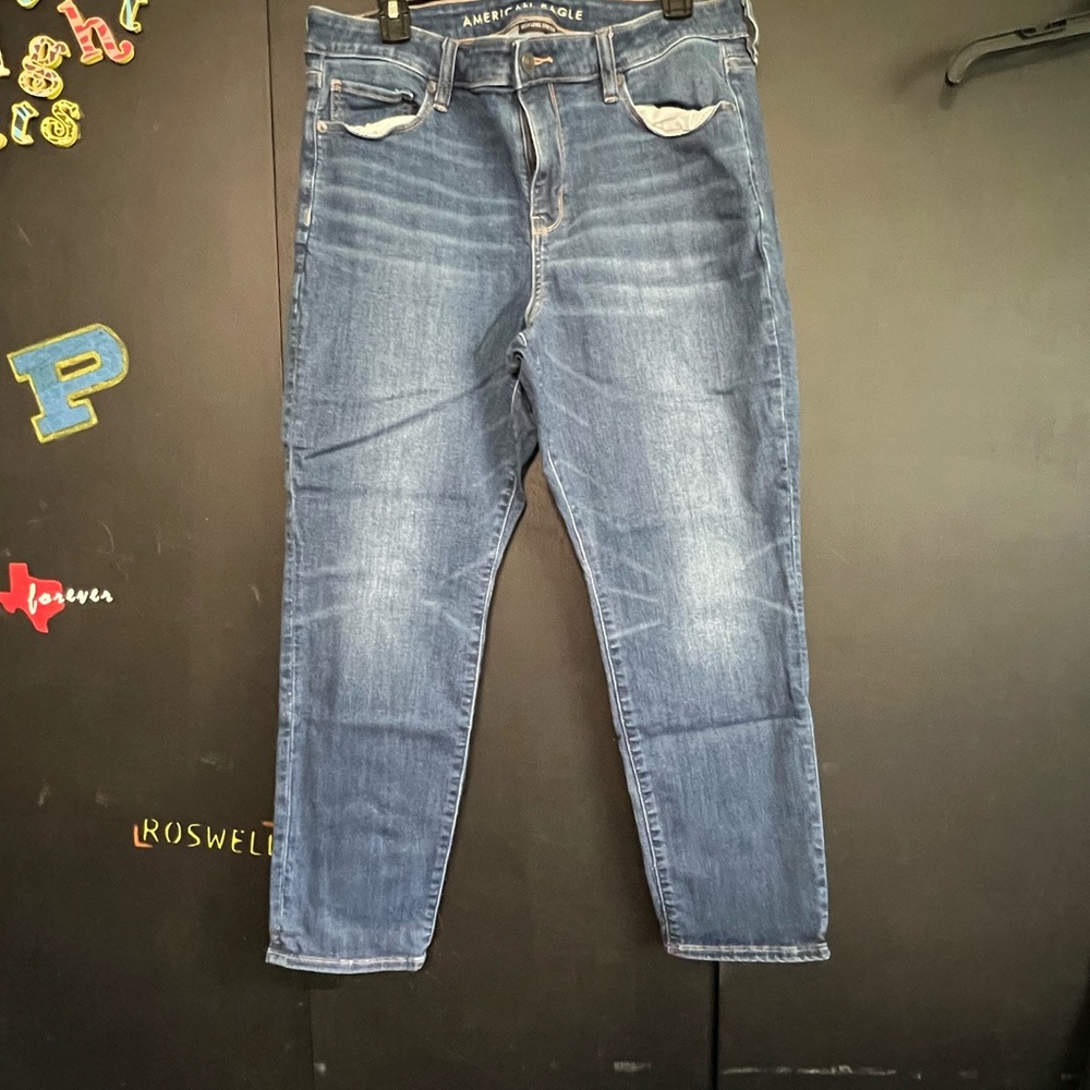 American Eagle Outfitters Blue Straight Jeans